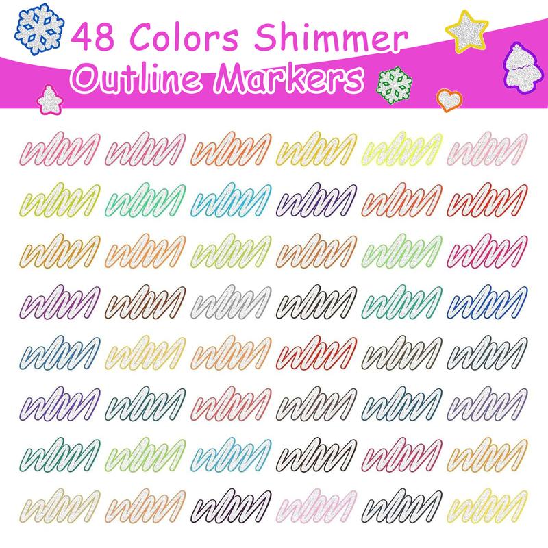 Outline Shimmer Markers