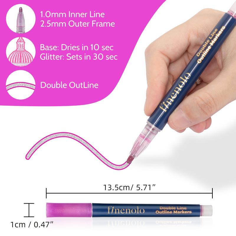 Outline Shimmer Markers